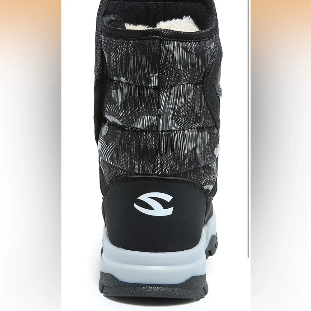 GUBARUN Boys Snow Boots Winter Waterproof Slip Resistant 4.5/ 393